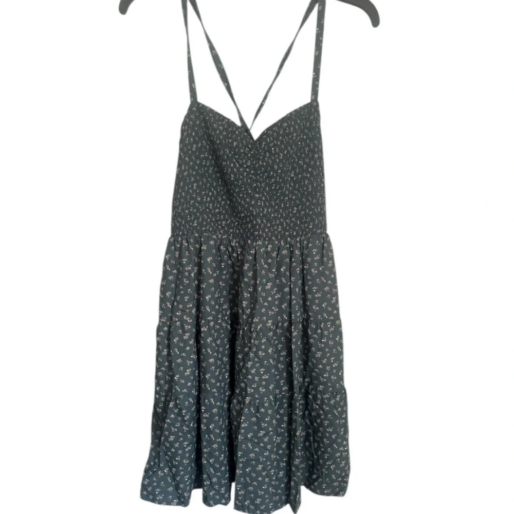 Madewell Green Sleeveless Sundress Sweetheart Neckline